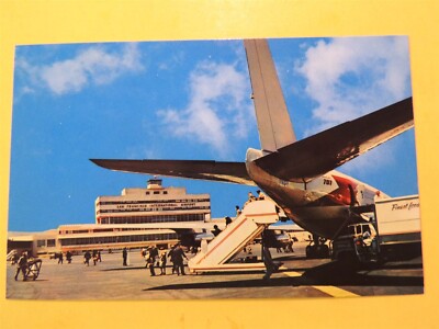 San Francisco International Airport San Francisco California vintage postcard 