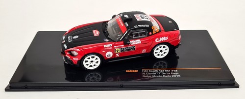 Modellino auto Ixo 1/43 Fiat Abarth 124 RGT #23 Rally Montecarlo 2018 Ciamin La Haye - Foto 5 di 6