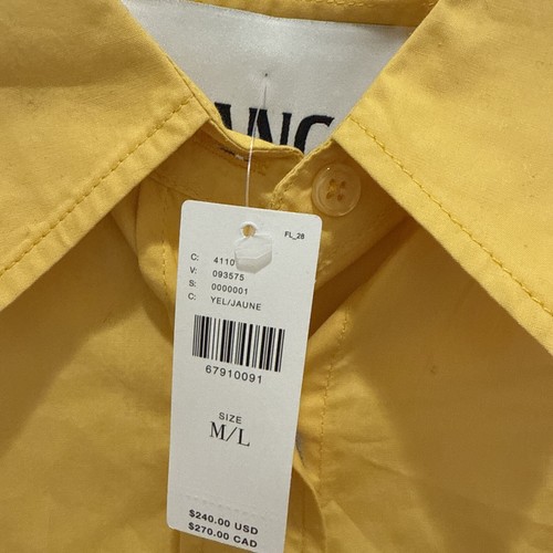 Anthropologie Blanca Top Gr. Medium/Large gelb Buttondown Shirtkleid $ 270 - Bild 3 von 8