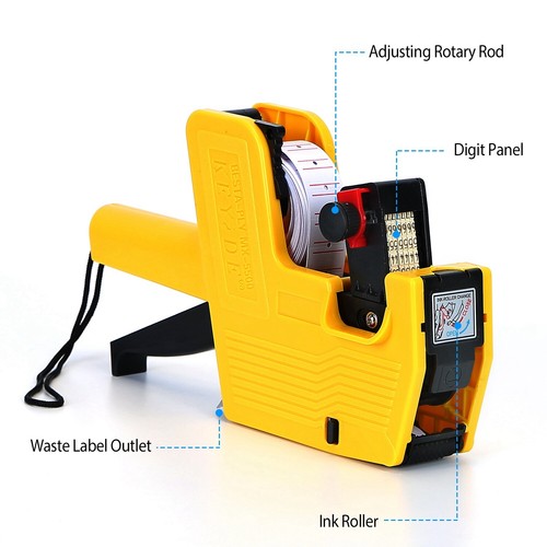 Retail MX-5500 Price Tag Gun 8 Digits Pricing Labeller + ...