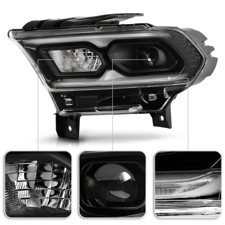 For Dodge Durango 2021 2022 2023 Headlight Full LED Headlamp Black Left Side - Image 4 of 4
