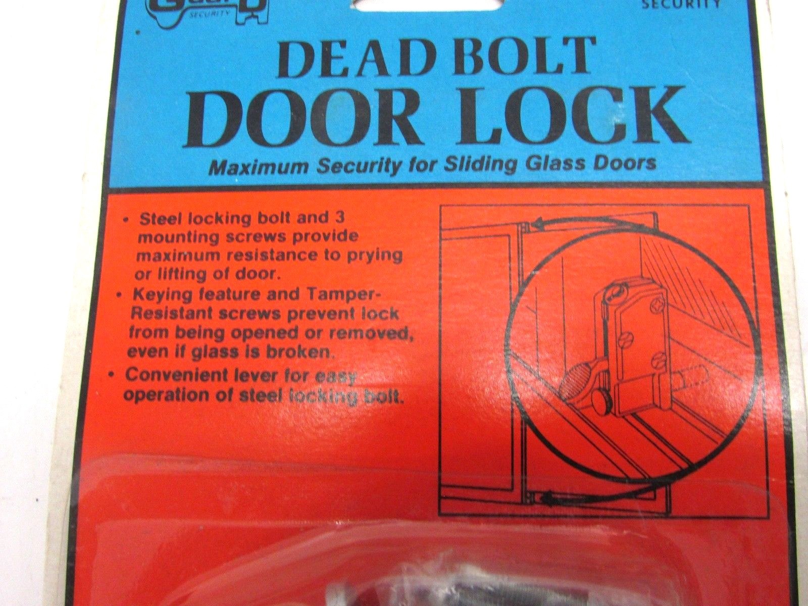 NOS! GUARD SECURITY DEADBOLT DOOR LOCK for SLIDING GLASS DOOR, C1253 eBay