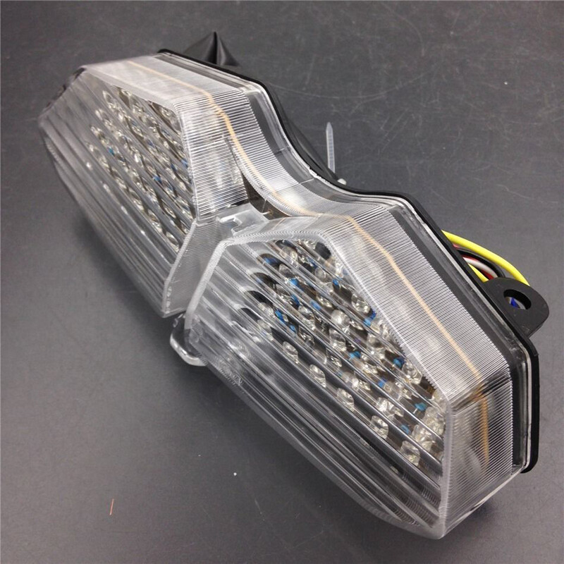 Clear LED Tail Brake Turn Signal Light For Yamaha YZF R6 2003-2005 R6S ...