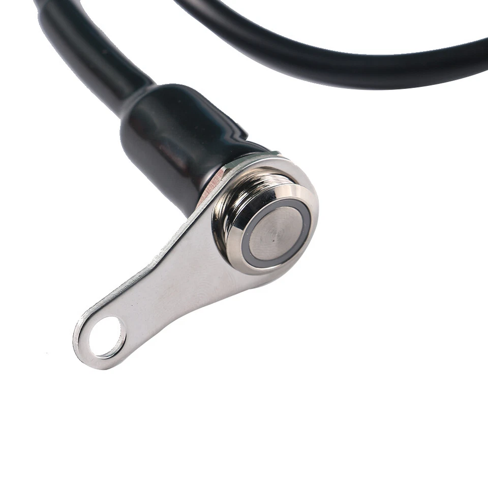 Green LED Indicator Motorcycle Handlebar Self Return Button For Universal 12V Foto 2 de 4