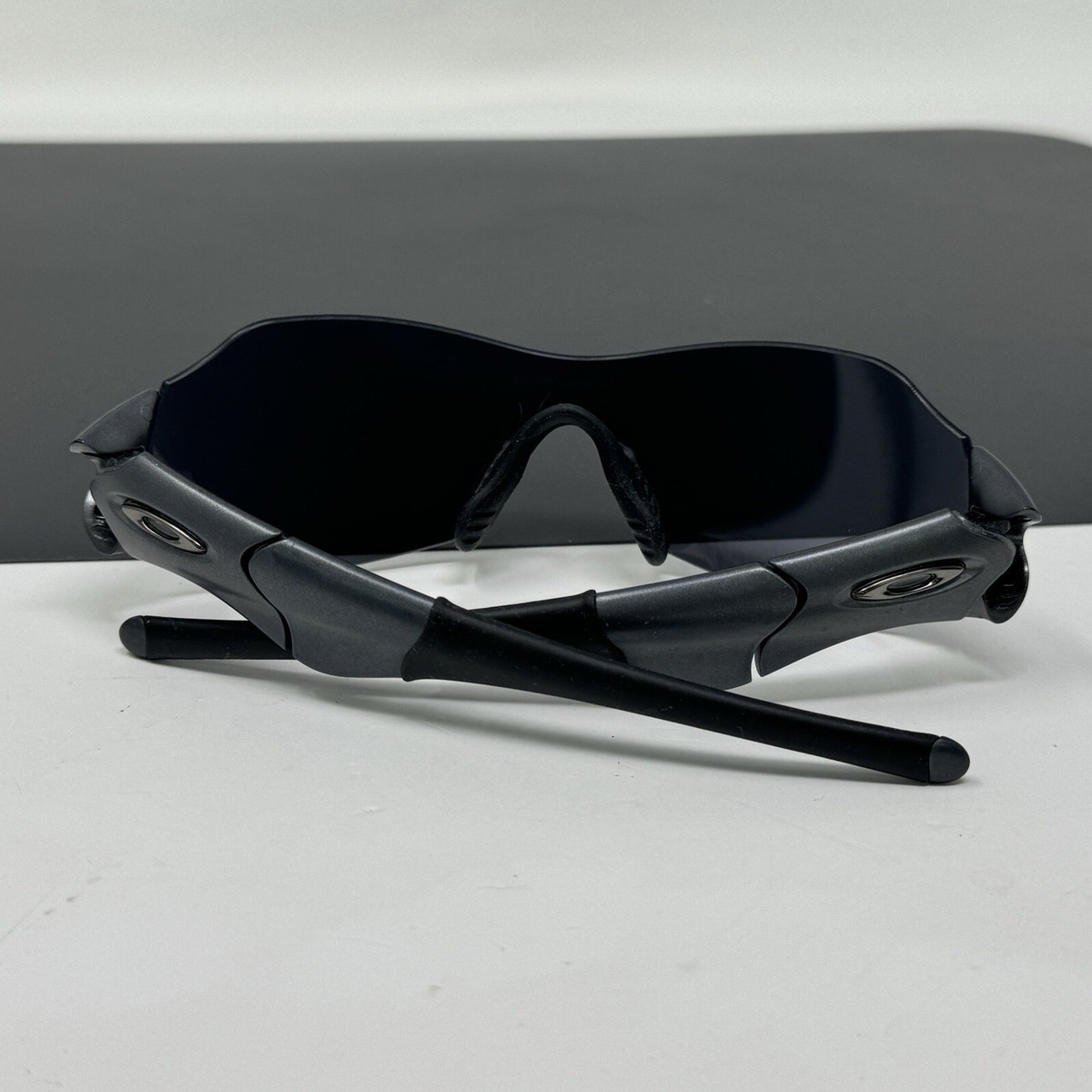 OAKLEY ZERO SUNGLASSES 05-286 Dark Grey Black Iridium | eBay