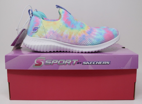 S Sport by Skechers Katya Multicolored TYE DYE Slip On Shoes Girl's Size 1 NWB - 第 1/17 張圖片