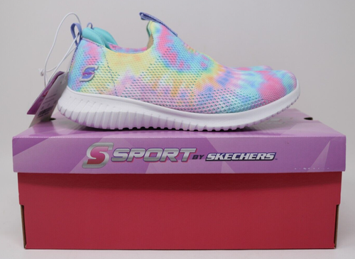 Chaussures à enfiler multicolores S Sport by Skechers Katya teinture pour filles taille 1 neuves avec étiquettes - Photo 1/17