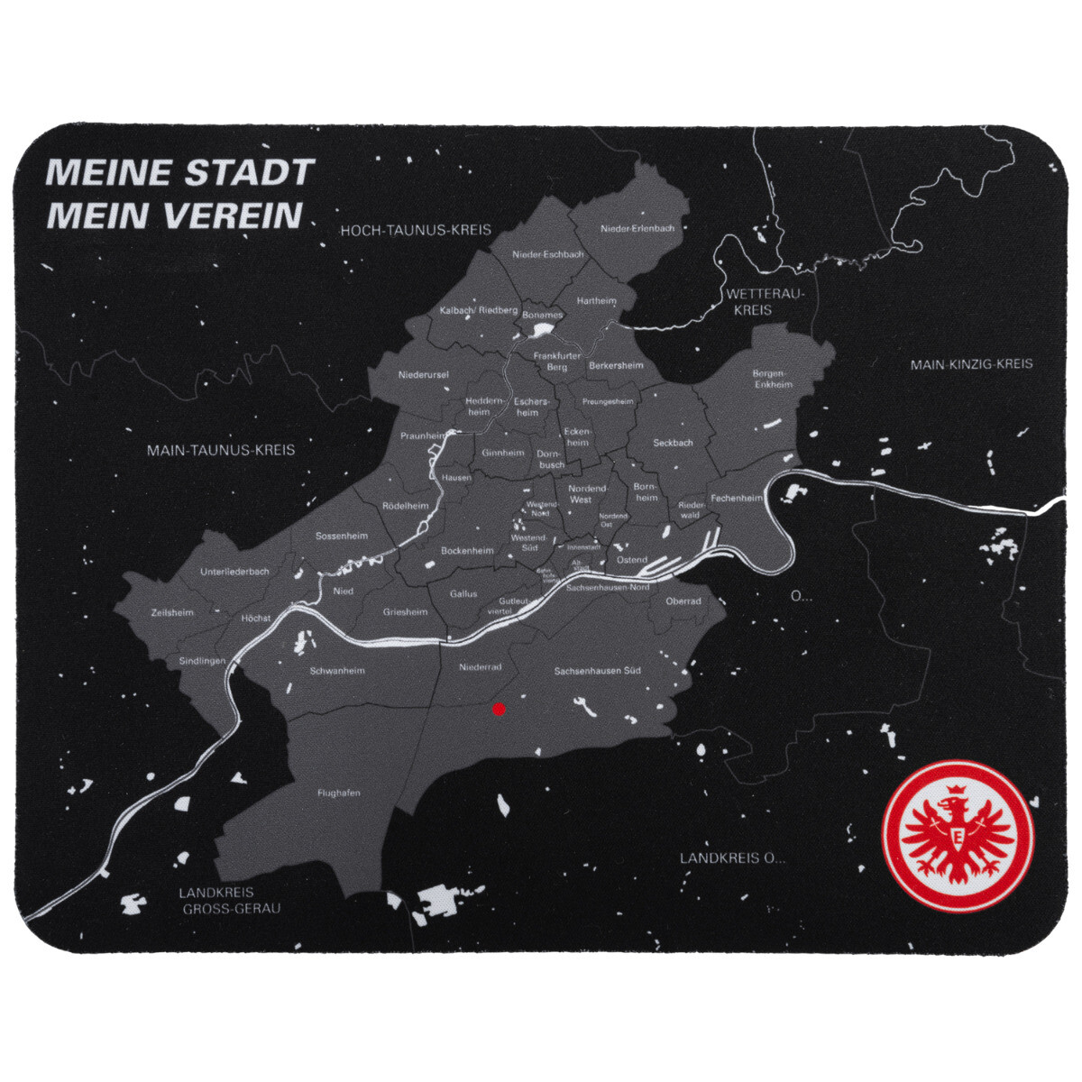 Eintracht Frankfurt Mousepad Stadtplan