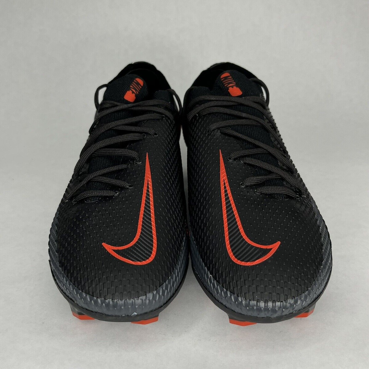 NIKE PHANTOM GT PRO FG SOCCER CLEATS BLACK RED CK8451-060 NIKE PHANTOM GT PRO FG SOCCER CLEATS BLACK RED CK8451-060