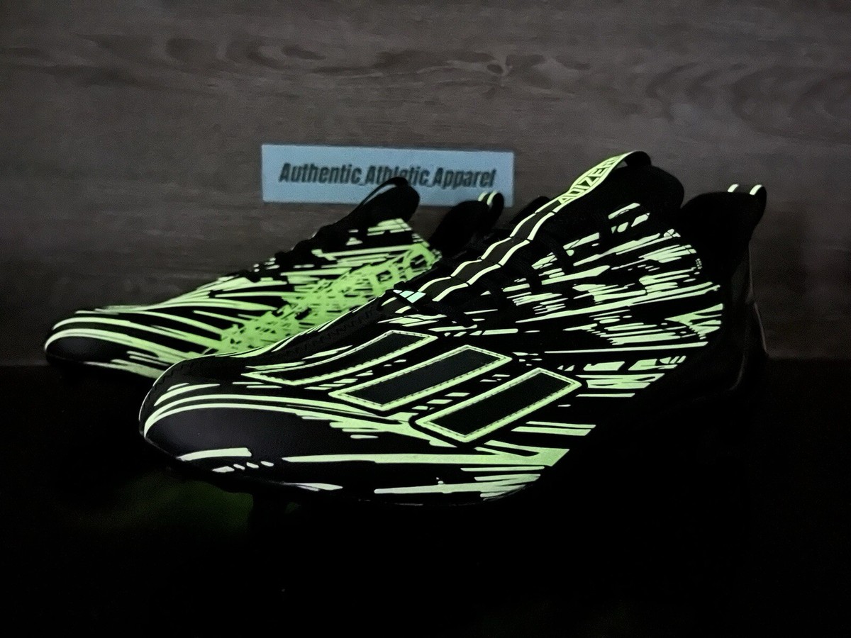 adidas Adizero 12.0 Football Cleats Glow in the Dark Black  display picture 1