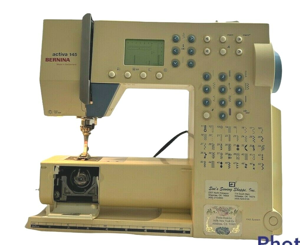 Bernina Activa 145 Sewing Machine / Foot Pedal eBay