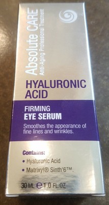 absolute care hyaluronic acid firming eye serum