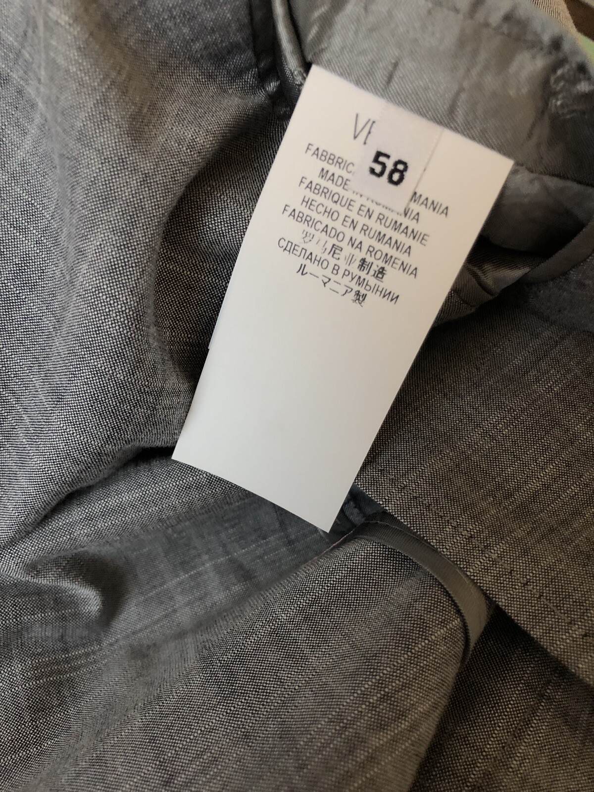 Versace Collection Wool Blend Gray Blazer Jacket … - image 7