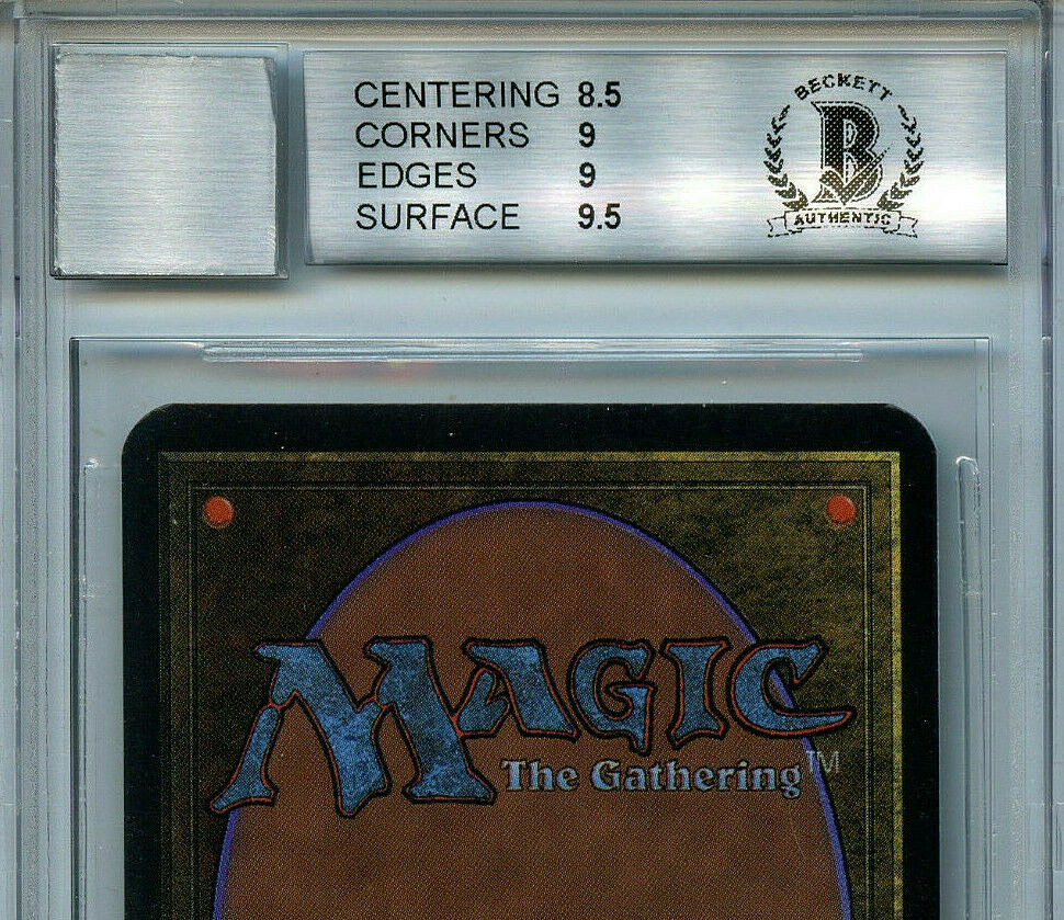 MTG Alpha Mana Vault BGS 9 Mint BAS 10 Signed Magic Card WOTC Amricons