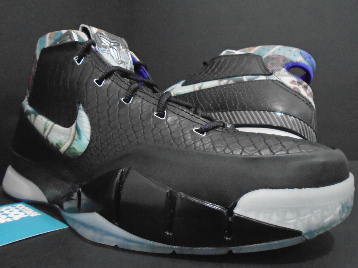 NIKE ZOOM KOBE 1 PRELUDE I 81 POINTS BLACK MULTICOLOR BIG NIKE ZOOM KOBE 1 PRELUDE I 81 POINTS BLACK MULTICOLOR BIG