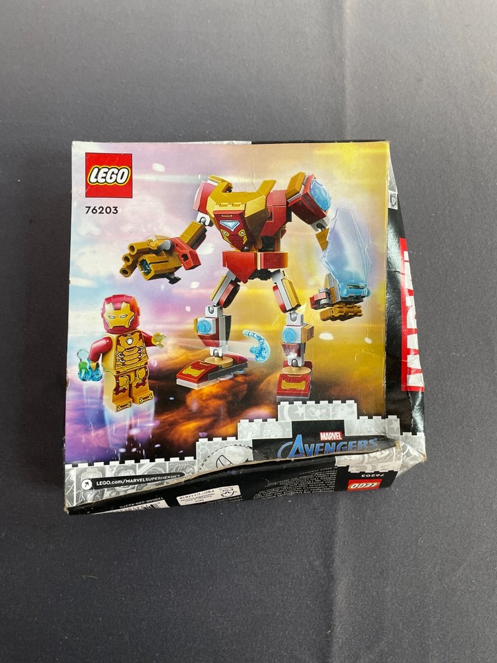 LEGO 76203 Marvel Avengers Iron Man Mech Armor Building Toy Set Age 7