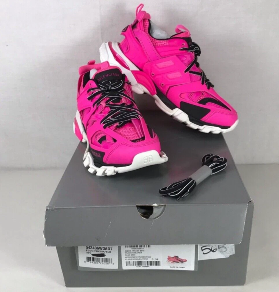 Balenciaga — Balenciaga Track Sneaker Fluorescent Fuchsia Pink Size 39 (US 9)