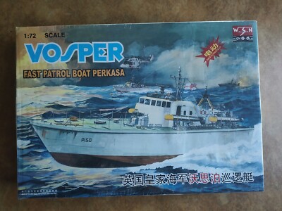 WSN Motorized Vosper Fast Patrol Boat Perkasa 1/72 FACTORY SEALED