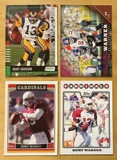 Kurt Warner Lot Of 4 Football Mixed Brand Mostly NM+