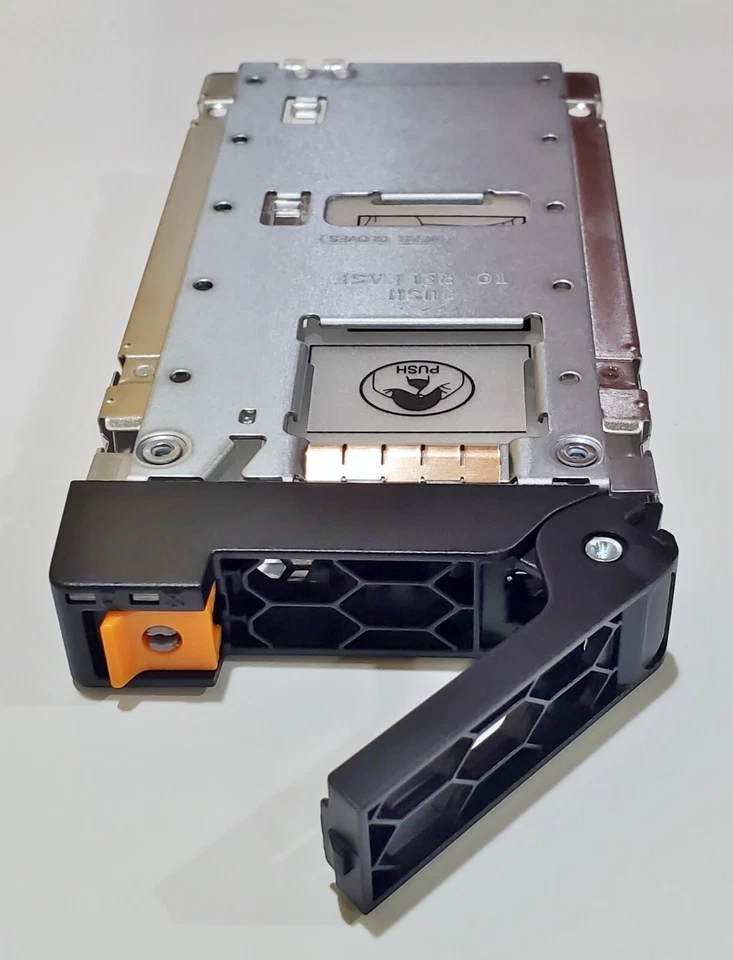SuperMicro MCP-220-00178-0B 2.5" SAS/SATA/NVMe Thin Profile Drive Tray OrangeTab - Image 4 of 4