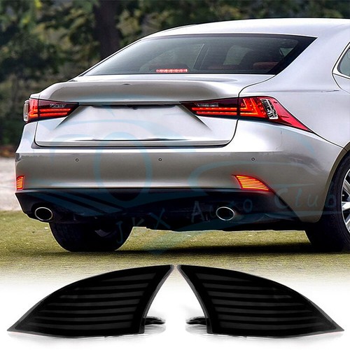 For 14-15 Lexus IS250 14-21 IS300 IS350 Smoked LED Rear Bumper Reflector Light o - Picture 8 of 8