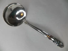 INTERNATIONAL ROYAL DANISH STERLING SILVER GRAVY LADLE 6 1/4" NO MONOGRAM