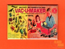 Mattell Vac-U-Maker vintage box cover art 2x3" fridge/locker magnet 