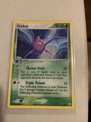 Pokémon TCG Crobat 3/101 EX Hidden Legends Holo Holo Rare 2004 Card | eBay