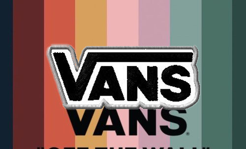 Patch ricamata Toppa Vans Abbigliamento sport