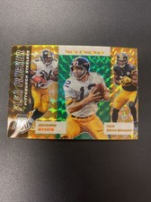 Pittsburgh Steelers Panini Mosaic Flea Flicker Green Prizm Bettis Bradshaw Juju