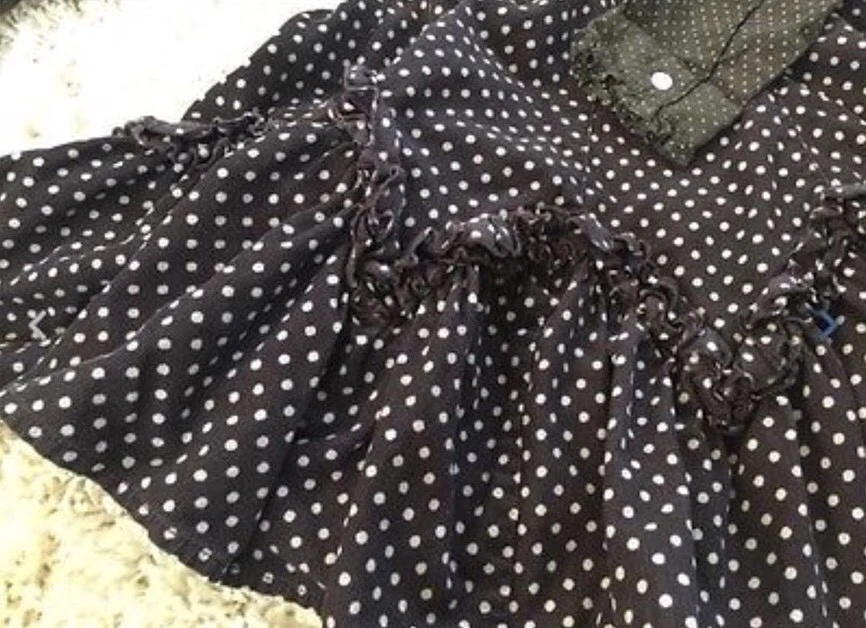 Jottum Sz 6 116 Dress Shirt Outfit Brown Twirl Classy Set Spring Easter - Image 4 of 4