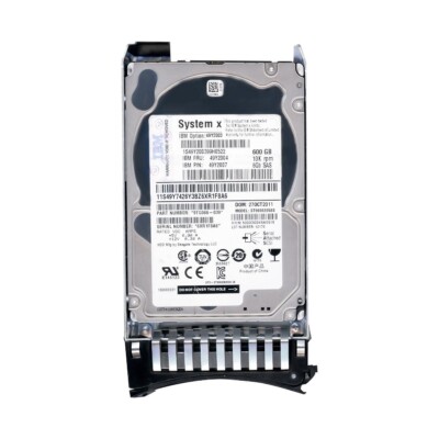 IBM 49Y2003 600GB 10K 6G SFF SAS HDD 49Y2007