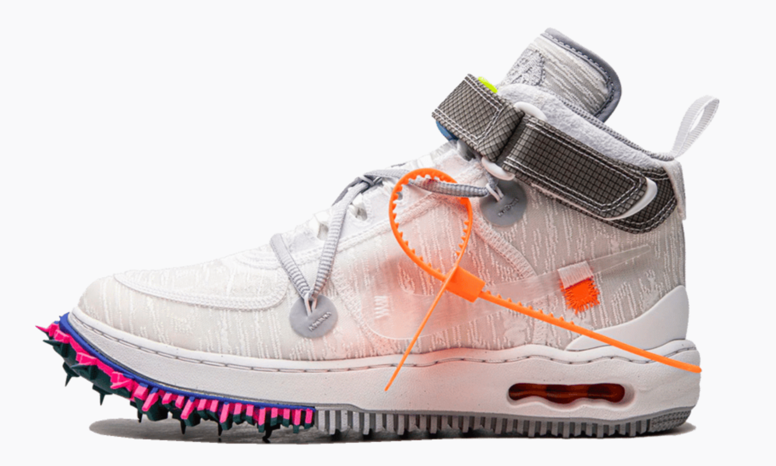 OFF WHITE X NIKE Nike X Off White DO6290 100 white clear air force 1 mid sp 39