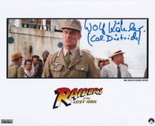 WOLF KAHLER signed Autogramm 20x25cm INDIANA JONES in Person autograph COA