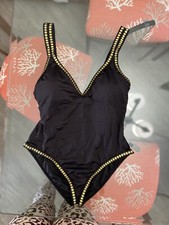 Gibson Latimer Womens One Piece Swimsuit Size M
