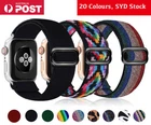 For Apple Watch Series Ultra 11- 1 SE Band Nylon Elastic Strap iWatch 38-49MM