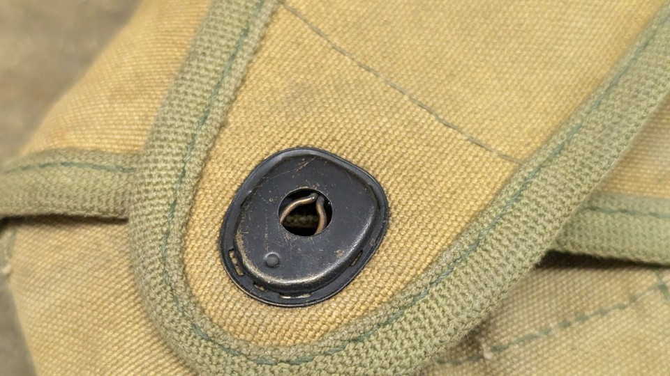 WWII USMC Canteen Cover Dog Ear Cover with drain hole eBay