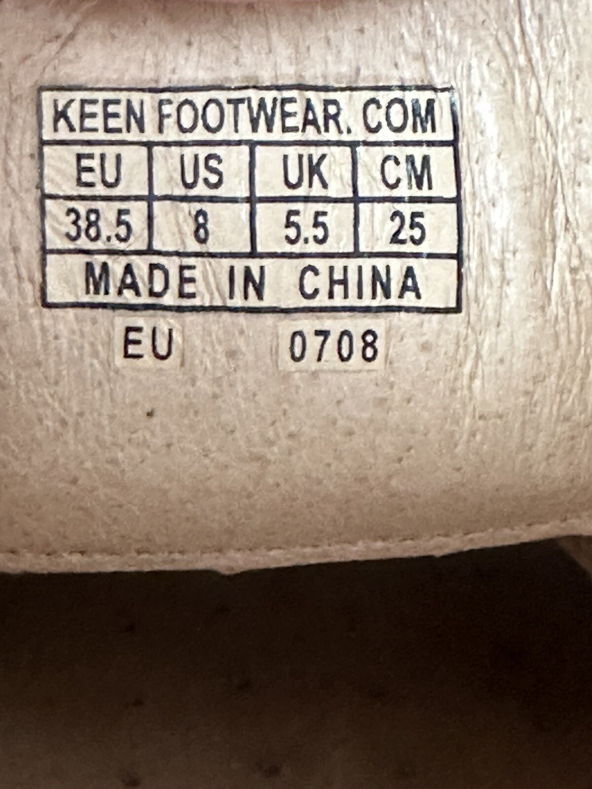 Scarpe da trekking Keen Presidio da donna taglia 8 marroni punta antiurto outdoor trail