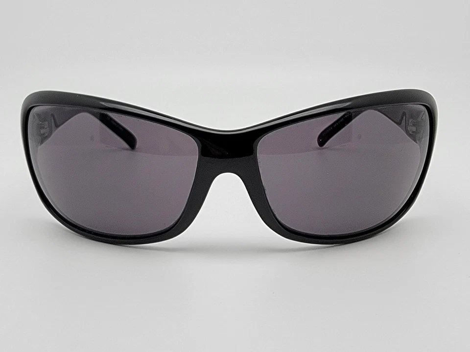 Escada SES074S Col. Z42 Black Rhinestone Frame Grey Lens Sunglasses Italy 64mm - Image 2 of 4