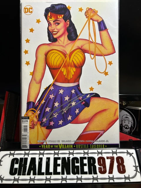 Wonder Woman #82 Jenny Frison SIGNED w/ COA