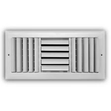 14 in. x 6 in. 3-Way Adjustable Curved Blade Wall/Ceiling Register