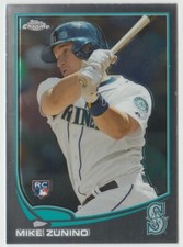 2013 Topps Chrome Update #MB19 Mike Zunino RC - Seattle Mariners