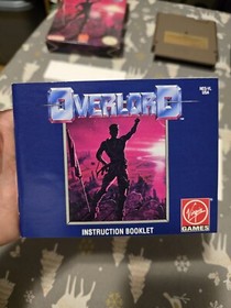 Overlord (Nintendo NES) CIB 100% Complete W/ Poster! NEAR MINT to MINT!
