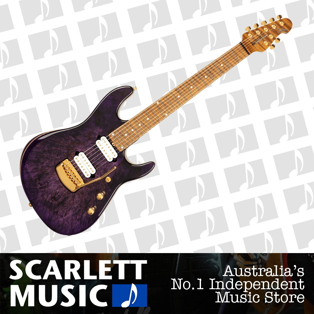 Ernie Ball Music Man Jason Richardson 7 Majora Purple | eBay
