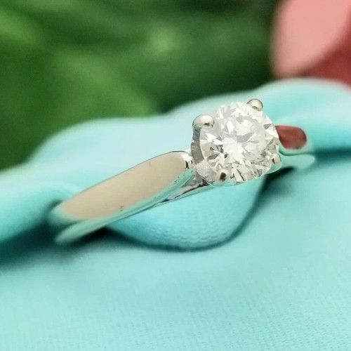 Lab Grown/CVD Diamond Women's Anniversary Gift Ring IGI Certified 950 Platinum - Picture 12 of 17