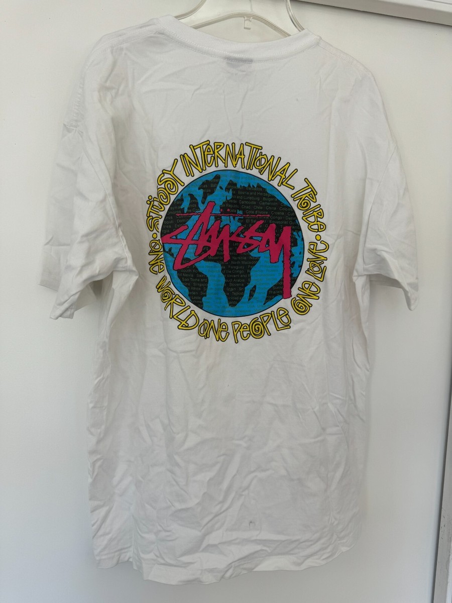Stussy International One People One Love Tee T-Shirt White