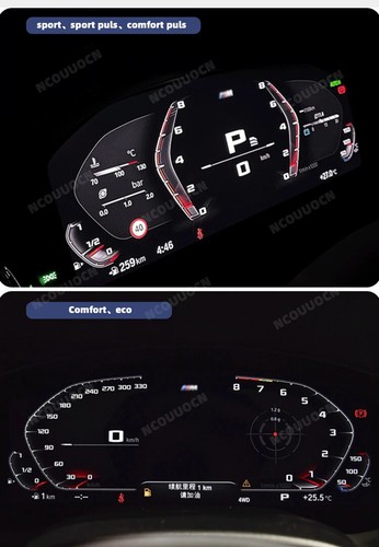 For BMW M Track Emulator BDC3 Code Sports Mode Dashboard Theme ID7 Instrument - Picture 11 of 15