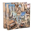 2 x Arpan Vintage EuropeanTravel Memo Photo Album for 200 Photos 4' x 6'- FB200