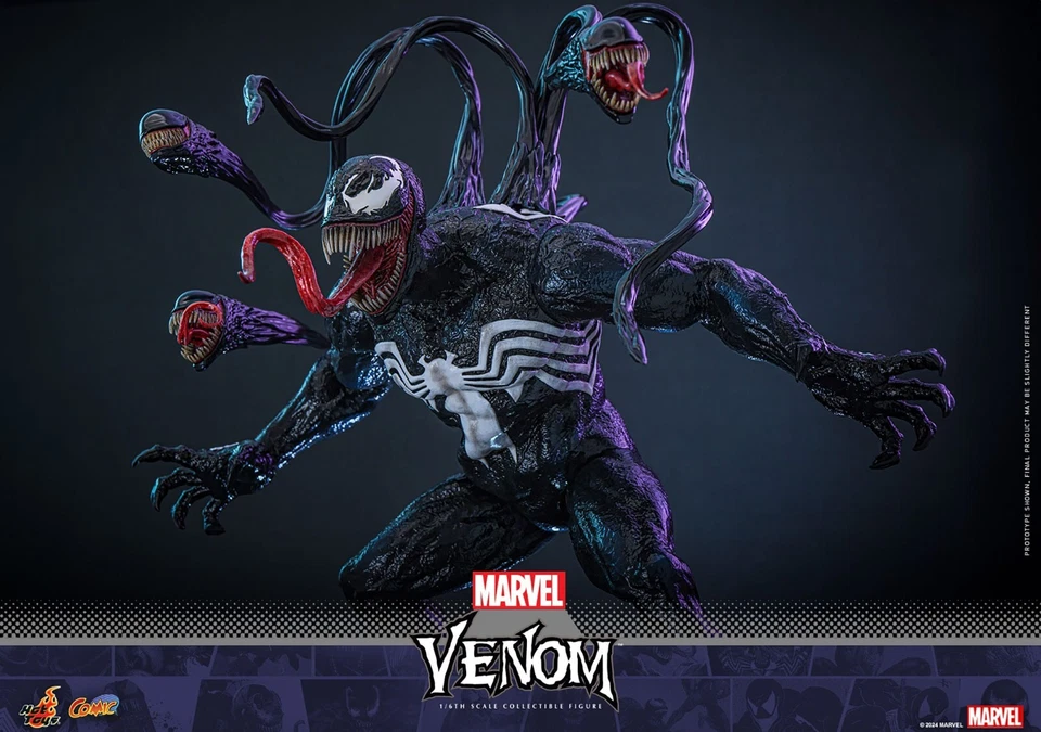 PREORDER Marvel Comic Masterpiece Action Figure 1/6 Venom 39 cm Hot Toys - Immagine 4 di 4