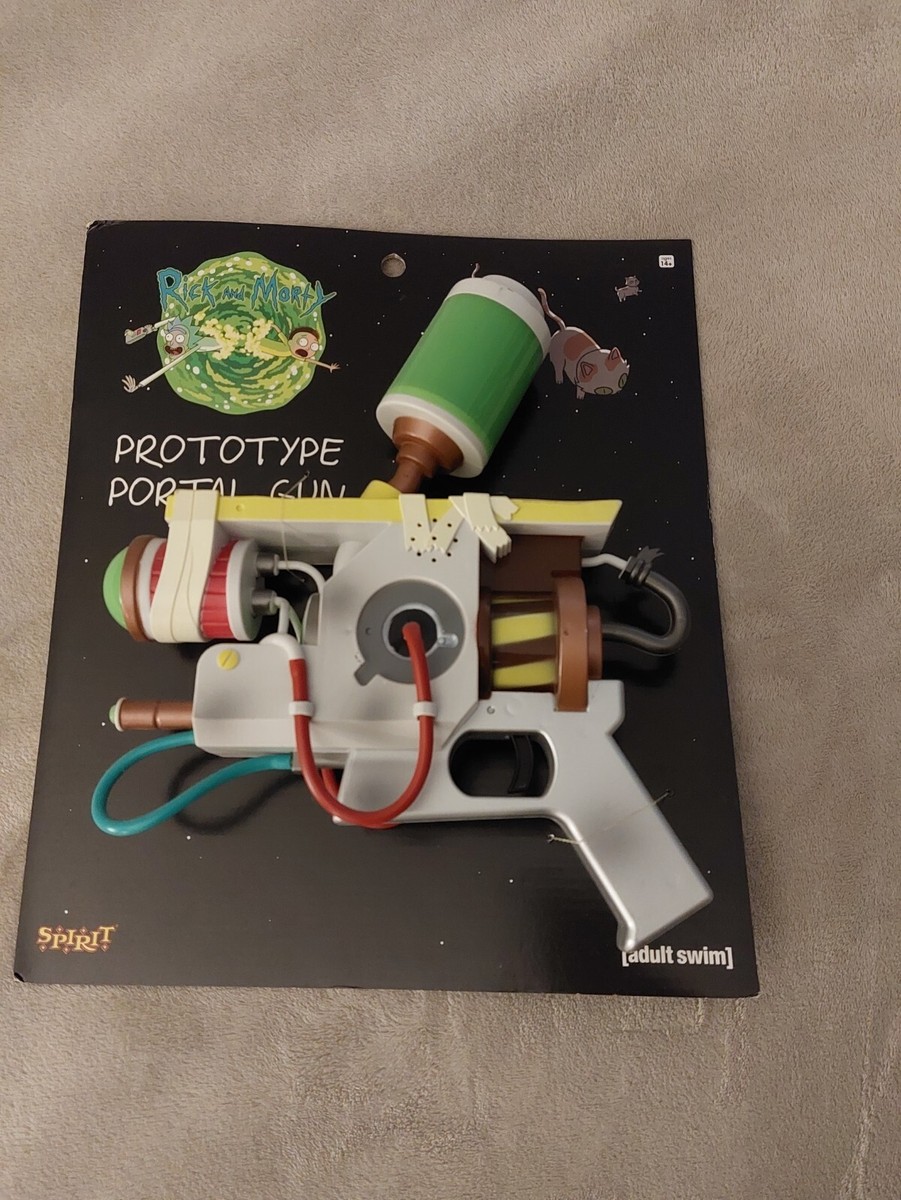 Rick and Morty Prototype Portal Gun Light Sound Cosplay